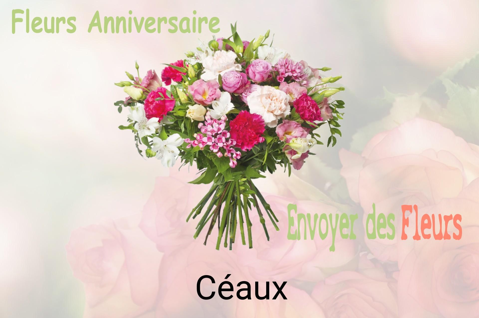 Bouquet de fleurs d’anniversaire livré à Céaux